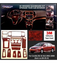 3D Wooden Car Dashboard Kit